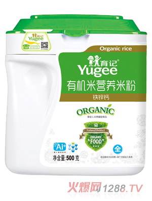 育記有機米營養(yǎng)米粉-鐵鋅鈣500克