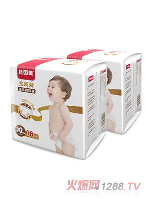 貝因美金裝愛(ài)嬰兒拉拉褲XL36