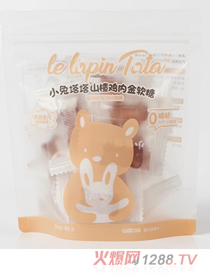 小兔塔塔山楂雞內(nèi)金軟糖48克