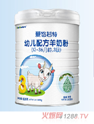 愛悠若特youe配方羊奶粉400g（12-36月齡，3段）