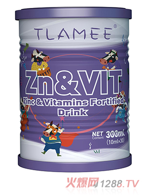 提拉米源生強(qiáng)化鋅多種維生素飲品