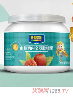 黃金搭檔山楂雞內(nèi)金凝膠糖果