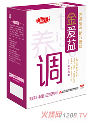 三元金愛益養(yǎng)調營養(yǎng)配方奶粉-400g