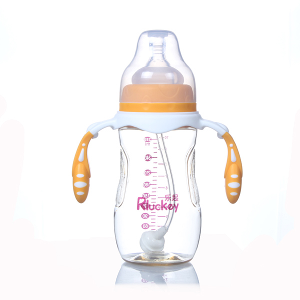 樂起寬口PPSU奶瓶黃色