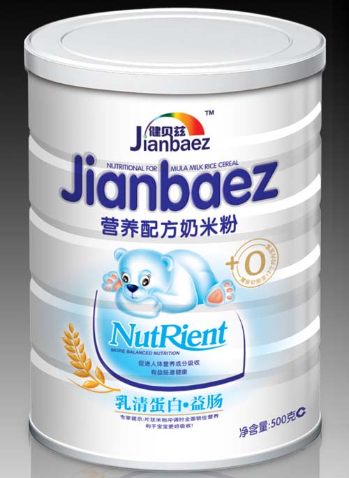 健貝茲乳清蛋白益腸營養(yǎng)配方奶米粉0段