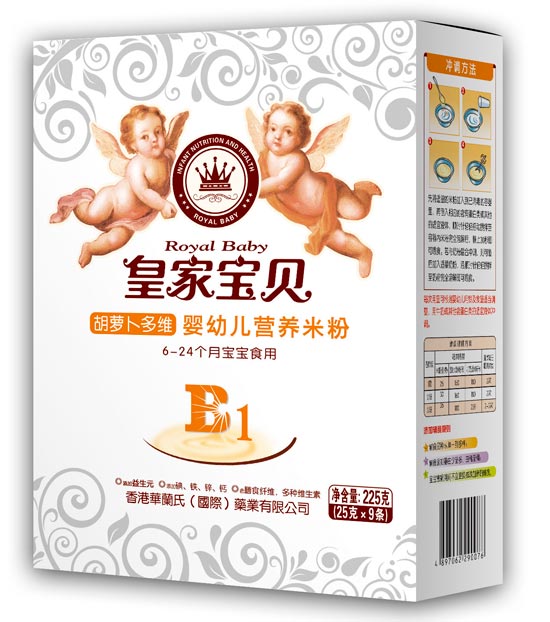 皇家寶貝225克營(yíng)養(yǎng)米粉米粉-胡蘿卜多維