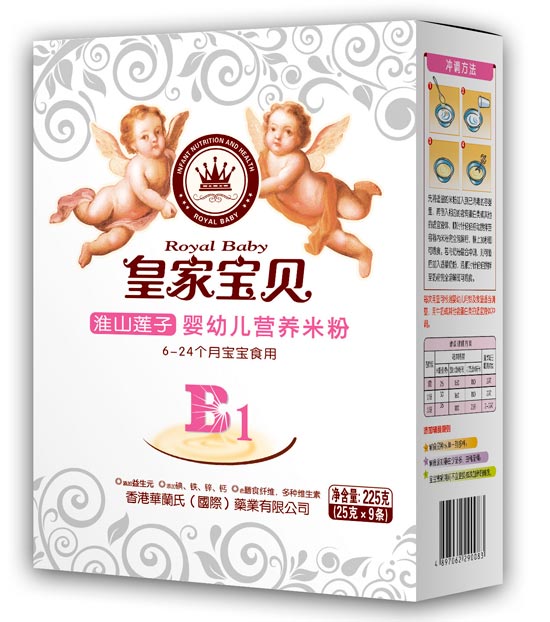 皇家寶貝225克營(yíng)養(yǎng)米粉米粉-淮山蓮子