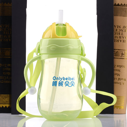 唯昵貝貝自動吸管水杯綠色