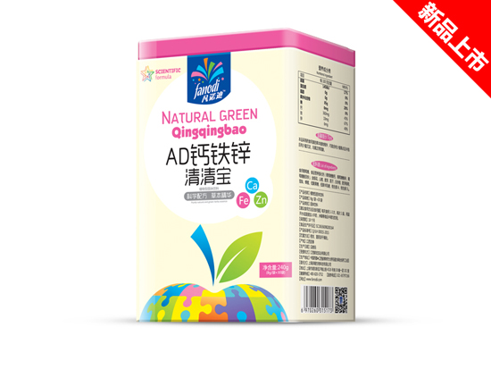 凡諾迪AD鈣鐵鋅清清寶聽裝