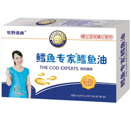 牧野漁趣鱈魚(yú)油凝膠糖果