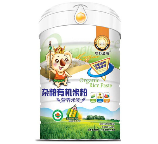 牧野漁趣雜糧有機(jī)米粉聽裝