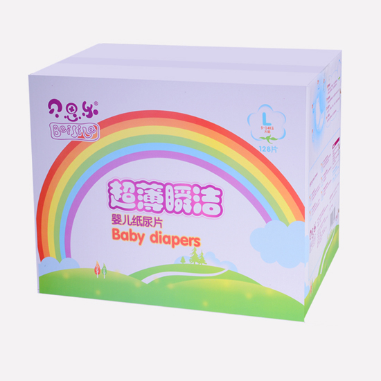 樂兒超薄全芯體紙尿片L128