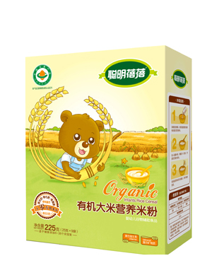 聰明蓓蓓有機(jī)大米營(yíng)養(yǎng)米粉盒